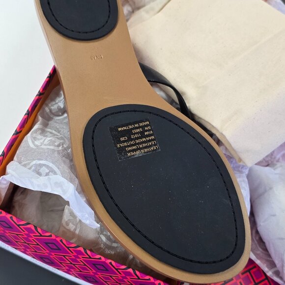 Tory Burch Manon Thong Sandal Black Style 53653 - Picture 3 of 3